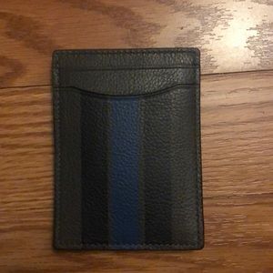 Coach card case with money clip